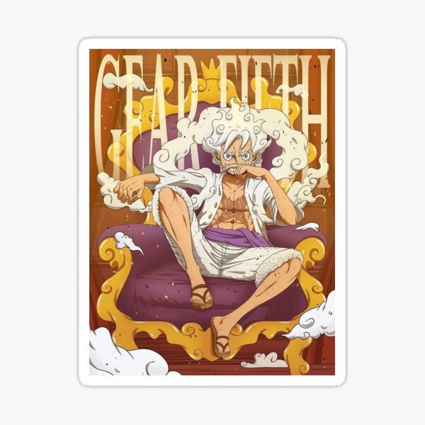 one piece luffy gear 5 Sticker by todorocklee in 2023