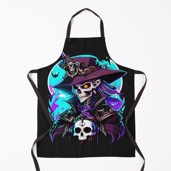 Item preview, Skull Necromancer Art: Unveiling Mystical Convergence in Dark Splendor! designed and sold by Watchara Aekcheen.