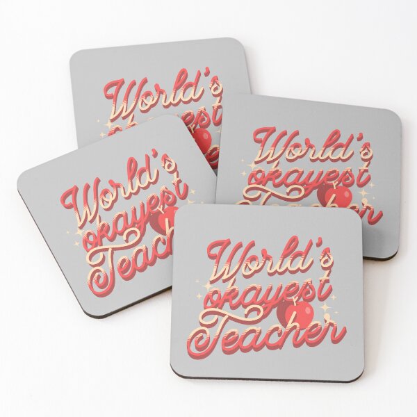 Item preview, World's Okayest Teacher T-shirt designed and sold by PMCreative.