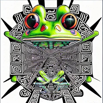 Artwork thumbnail, Infinity frog by Lightningfrog