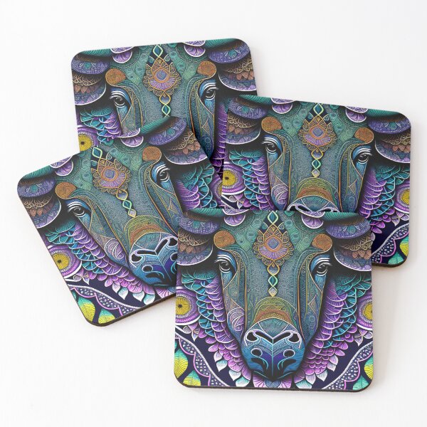 Item preview, Mexican Style Bull Buffalo Ornate Bison designed and sold by ittybittyowl.