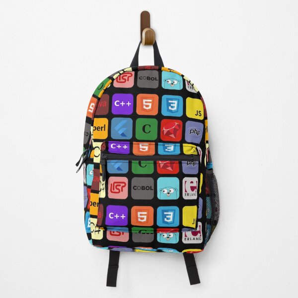 Item preview, programming languages ​​color mosaic designed and sold by yourgeekside.