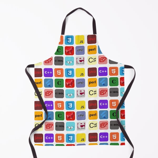 Item preview, programming languages ​​color mosaic designed and sold by yourgeekside.