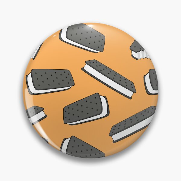 Item preview, ice cream sandwich - orange designed and sold by littlearrow.