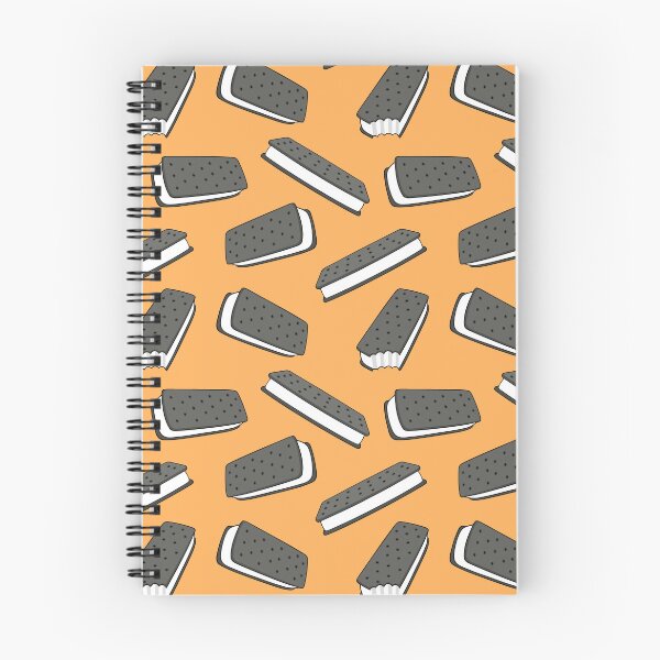 Item preview, ice cream sandwich - orange designed and sold by littlearrow.