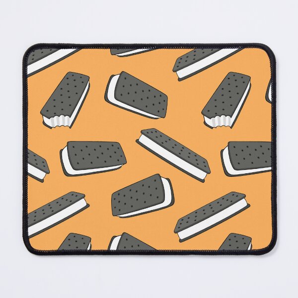 Item preview, ice cream sandwich - orange designed and sold by littlearrow.
