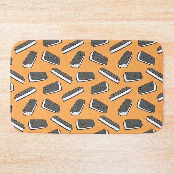 Item preview, ice cream sandwich - orange designed and sold by littlearrow.