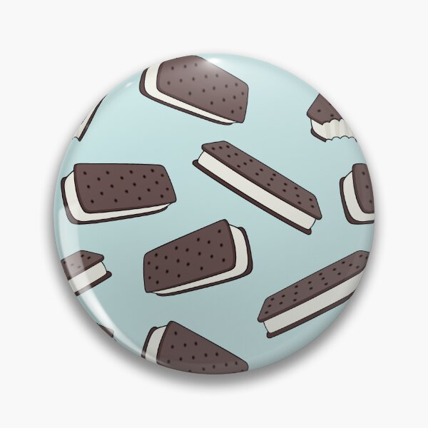 Item preview, ice cream sandwich - light blue designed and sold by littlearrow.