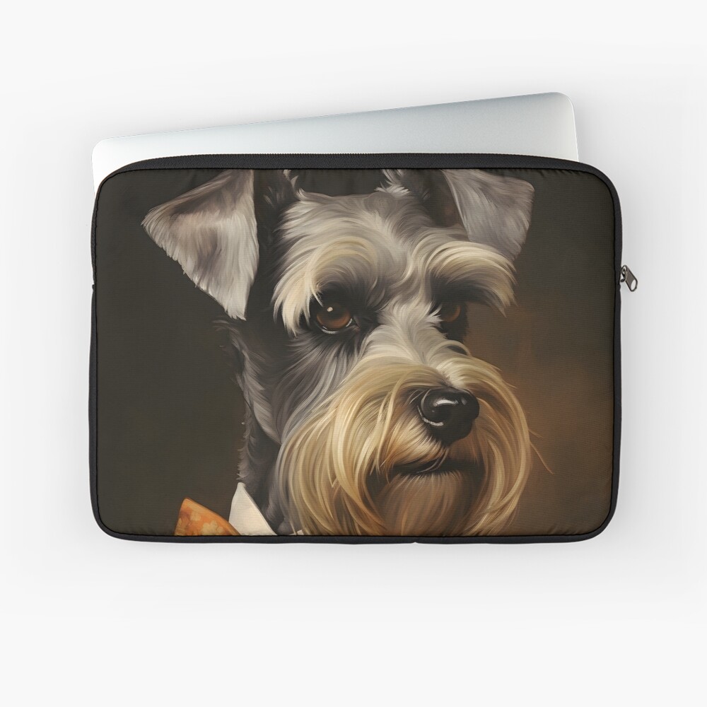 Schnauzer Laptop Sleeve (Multiple Sizes) - Watercolor Schnauzer Laptop Sleeve (Multiple Sizes) - Watercolor