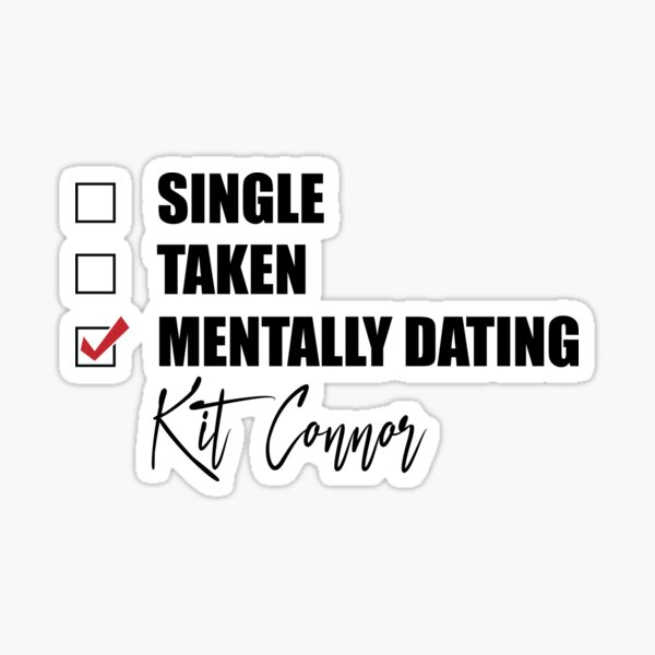Vista previa del artículo con la obra «Mentalmente saliendo con Kit Connor», diseñado y vendido por OnTheTrend.