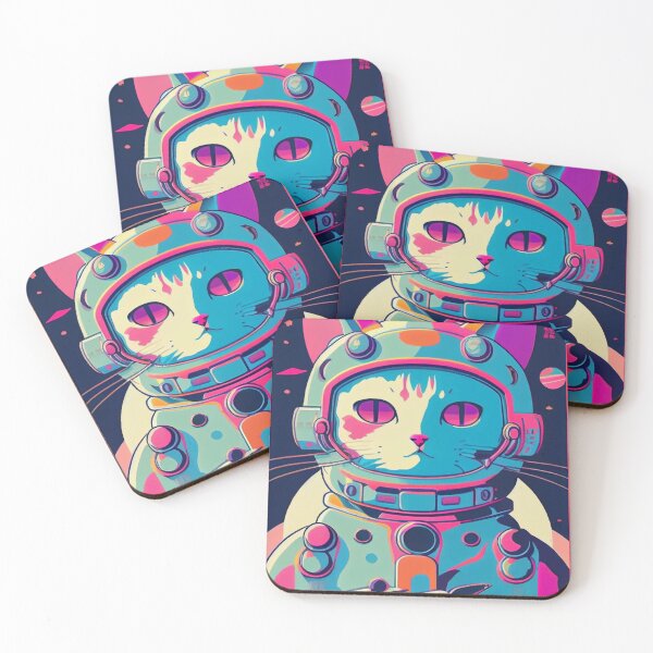 Item preview, Gato espacial de anime vintage | Diseño de origen de anime retro de calidad | Chibi Kawaii Manga Arte designed and sold by AlNoah.