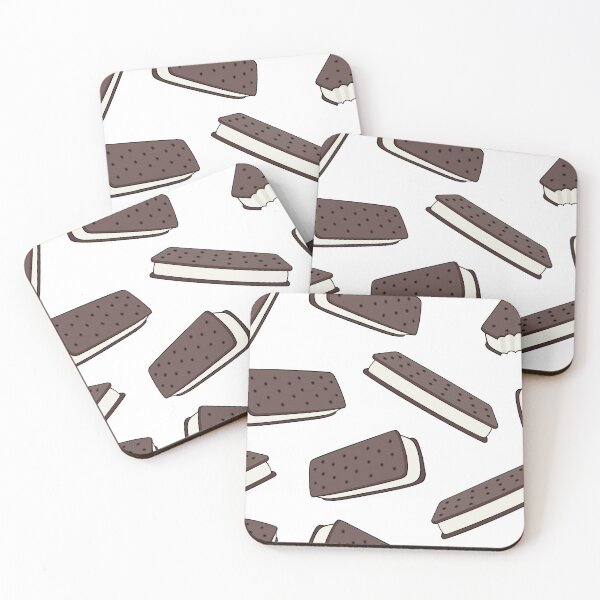 Item preview, ice cream sandwich - white designed and sold by littlearrow.