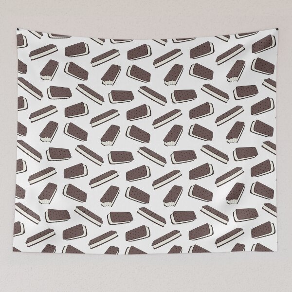 Item preview, ice cream sandwich - white designed and sold by littlearrow.