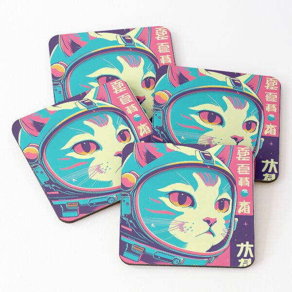 Item preview, Gato espacial de anime vintage | Diseño de origen de anime retro de calidad | Chibi Kawaii Manga Arte designed and sold by AlNoah.