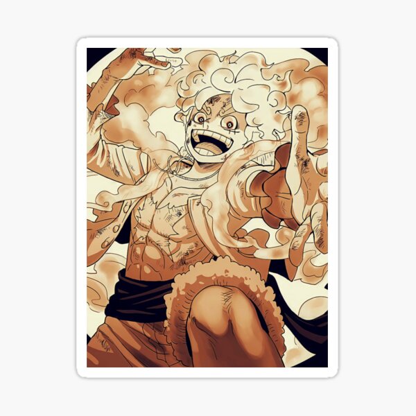 one piece luffy gear 5 Sticker by todorocklee in 2023