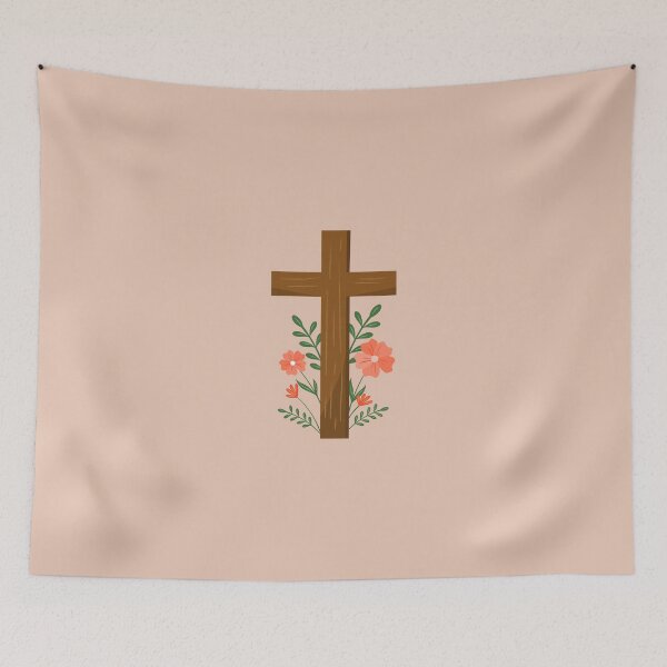 Item preview, Floral cross designed and sold by Sheen-designs.