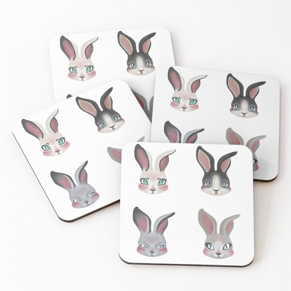 Item preview, Cute bunny heads designed and sold by GiezaDesign.
