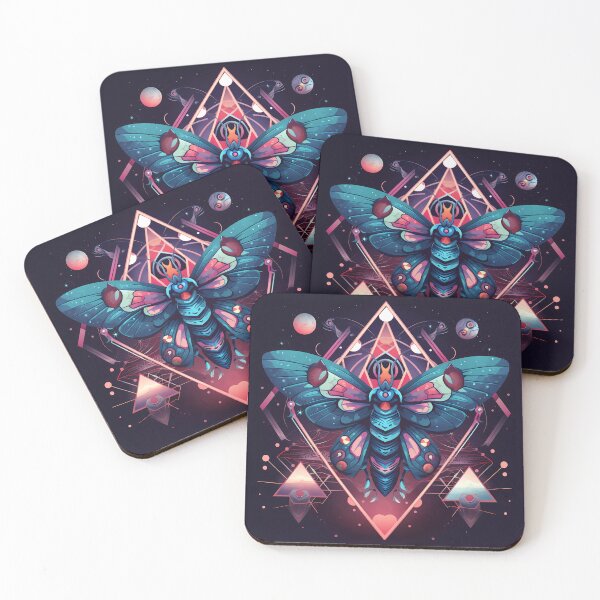 Item preview, "Cosmic Moth Odyssey" designed and sold by Art-Vortex-fr.