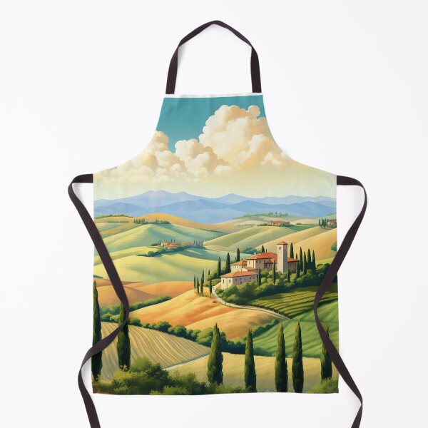 Item preview, A Vintage Travel Illustration of Tuscany - Italy designed and sold by GoodOldVintage.