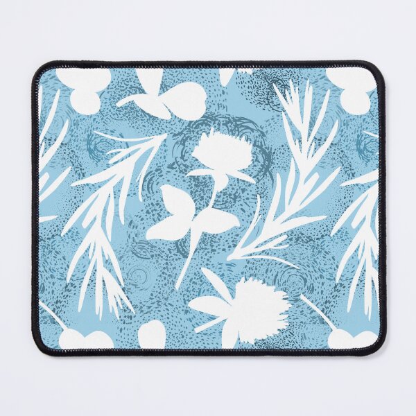 Item preview, Blue Floral Memories Pattern designed and sold by RebeccaRichards.