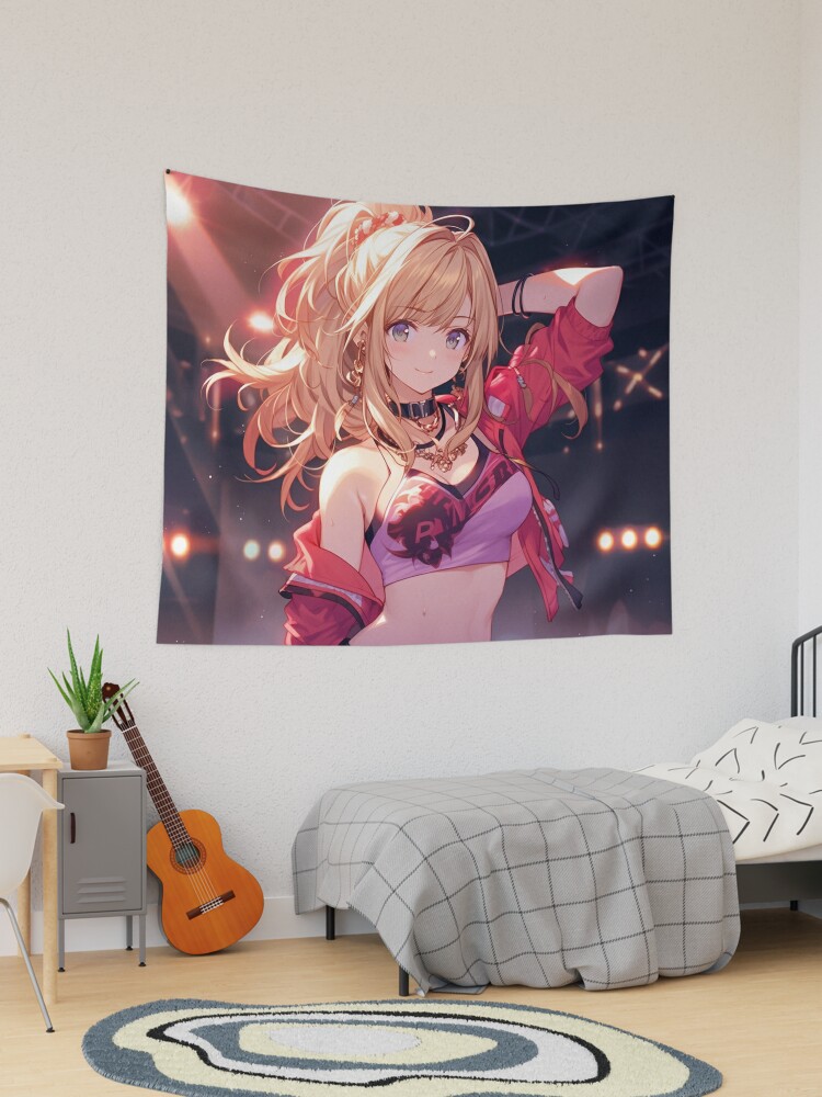 Cool Street Dance Anime Girl Tapestry for Sale by AerinDigital