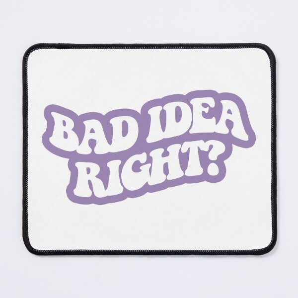 Item preview, bad idea right? (White) 5 designed and sold by sarascoprox.