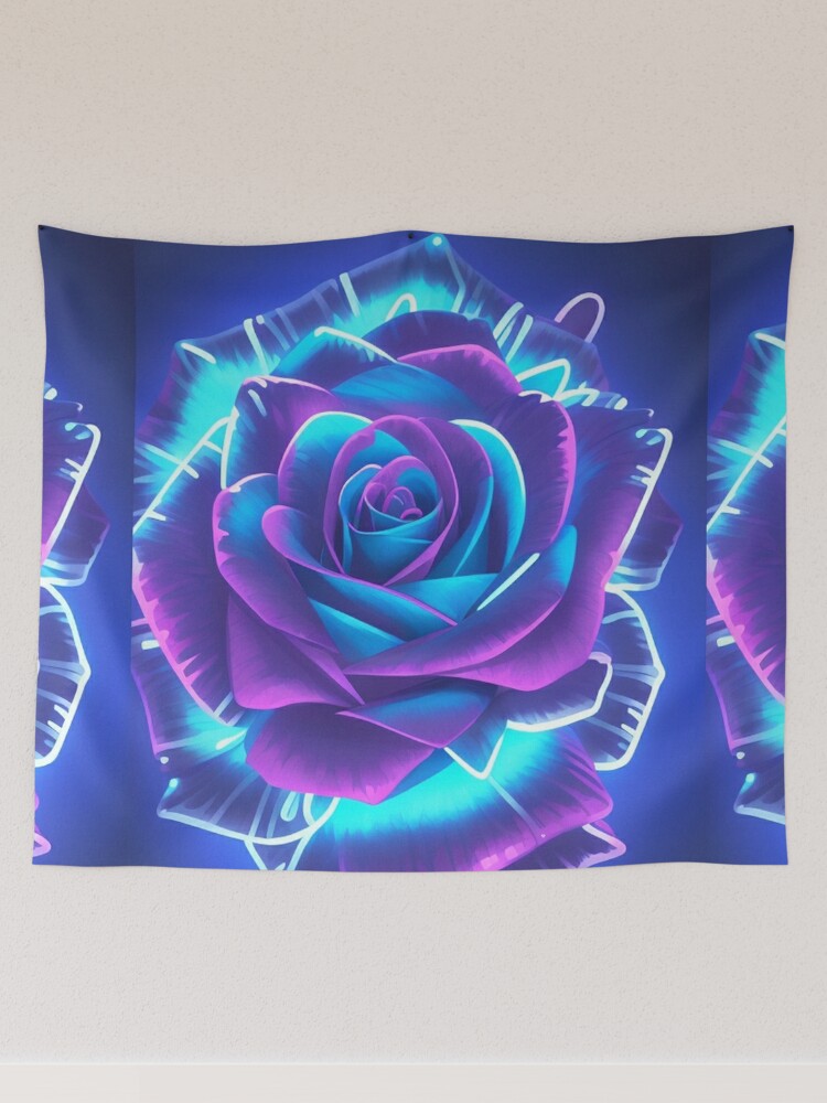 neon sign collage Tapestry for Sale by morgananjos