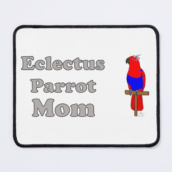 Item preview, Female Eclectus Parrot Mom -- Oscar Jones designed and sold by Laughing Parrot Studio.