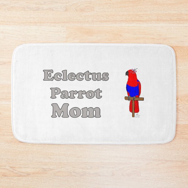 Item preview, Female Eclectus Parrot Mom -- Oscar Jones designed and sold by Laughing Parrot Studio.