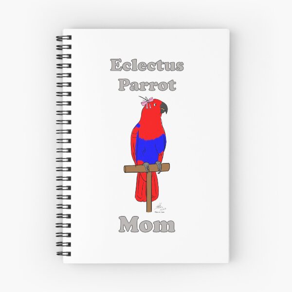 Item preview, Female Eclectus Parrot Mom -- Oscar Jones designed and sold by Laughing Parrot Studio.