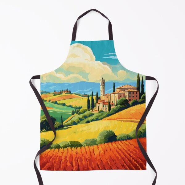 Item preview, A Pop Art Travel Print of Tuscany - Italy designed and sold by StudioRedKoala.