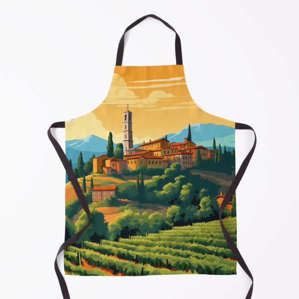Item preview, A Pop Art Travel Print of Tuscany - Italy designed and sold by StudioRedKoala.