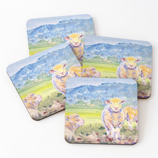 Item preview, Colorful Sheep Painting designed and sold by MikeJory.