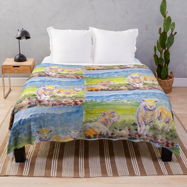 Item preview, Colorful Sheep Painting designed and sold by MikeJory.