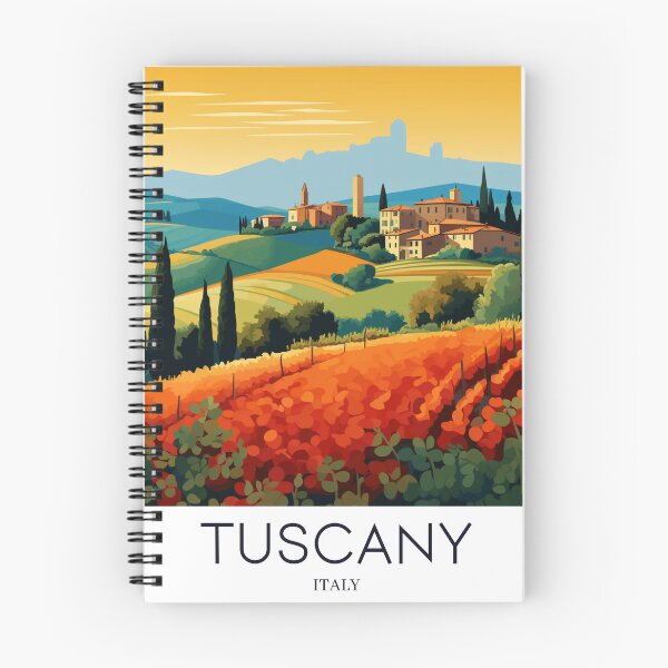 Item preview, A Pop Art Travel Print of Tuscany - Italy designed and sold by StudioRedKoala.