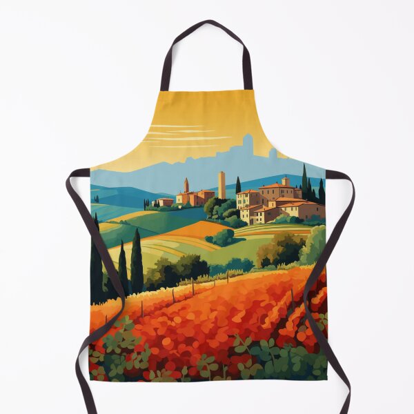 Item preview, A Pop Art Travel Print of Tuscany - Italy designed and sold by StudioRedKoala.