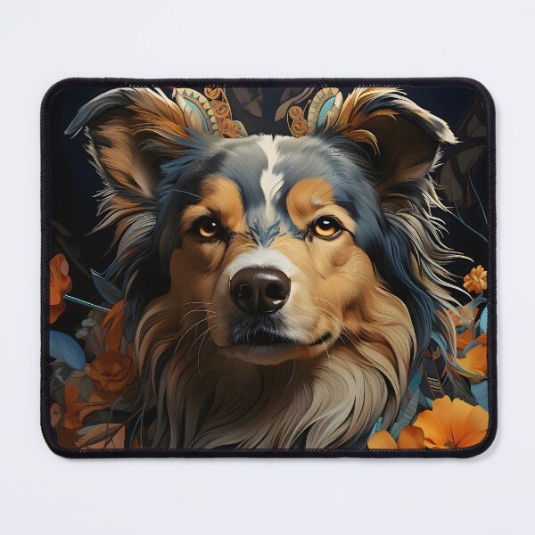 Item preview, Boho Dogo Portrait designed and sold by ConfettiSkyArt.