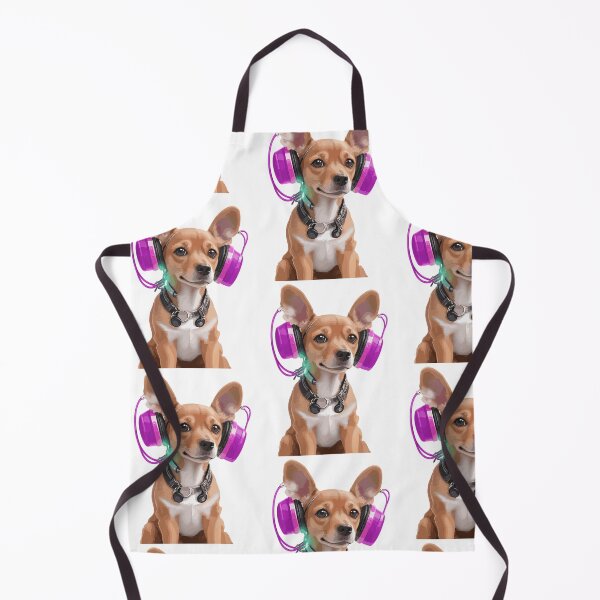 Item preview, chiweenie dog listening to music designed and sold by melyD74.