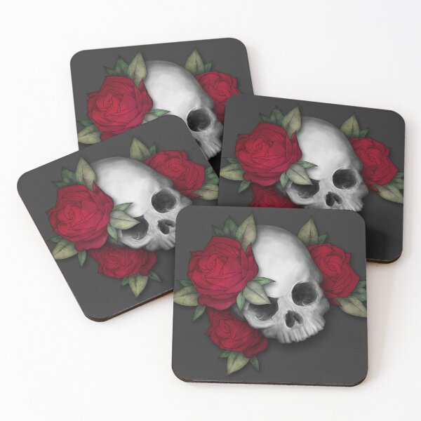 Item preview, Skull and Roses designed and sold by Into The Void.