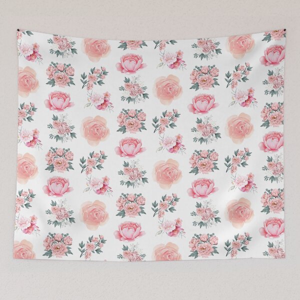 Item preview, Peony Flowers Pattern designed and sold by Hinny8.