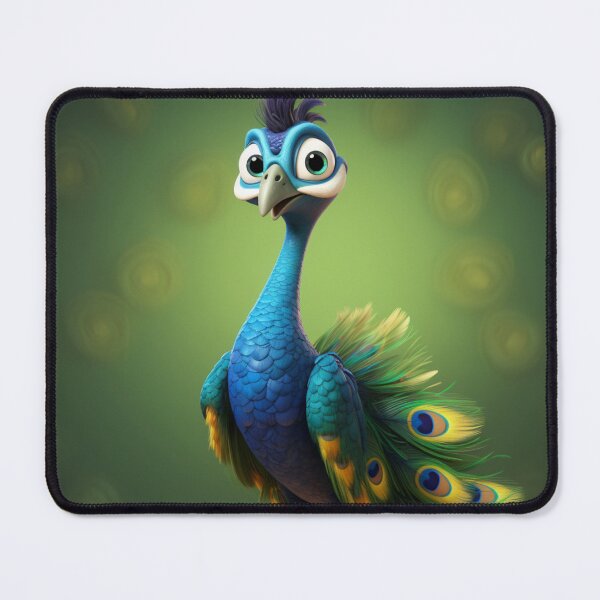 Item preview, Baby Peacock strutting his feathers designed and sold by CardsandCanvas.