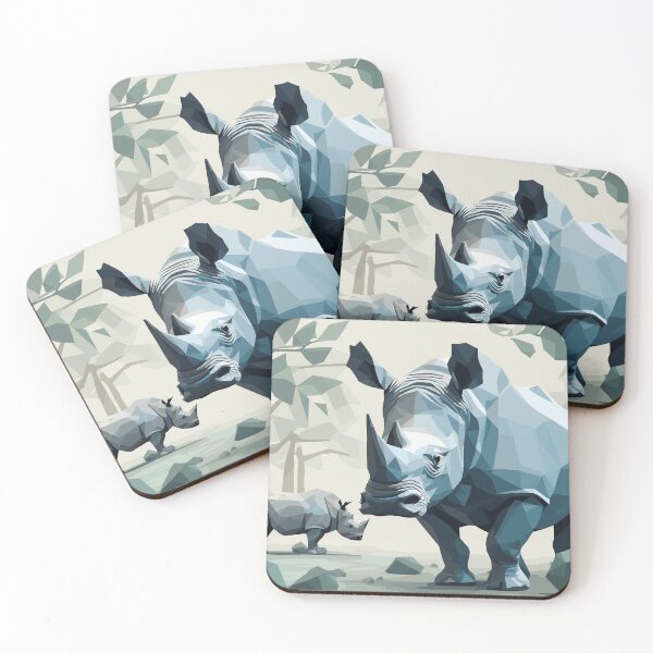 Item preview, Rhino in the Jungle designed and sold by Tecno-Art-Land.