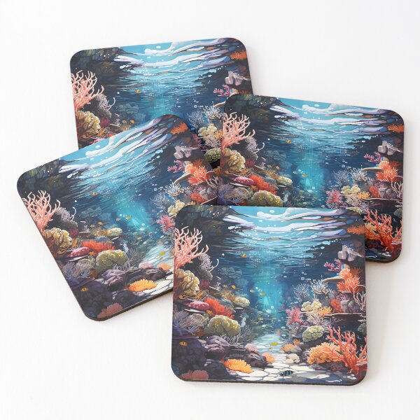 Item preview, Magical Coral Reef Art designed and sold by ConfettiSkyArt.