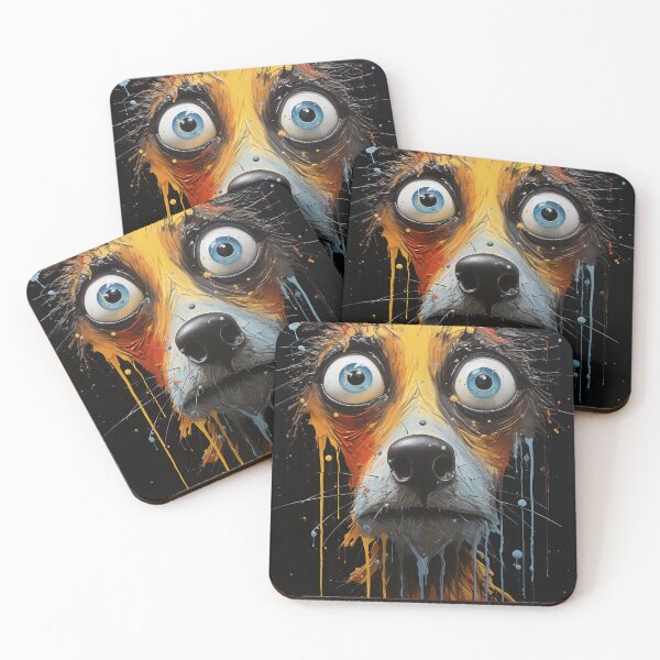 Item preview, Paint Dripping Dogs Head - Urban Realism designed and sold by SuperSeries.