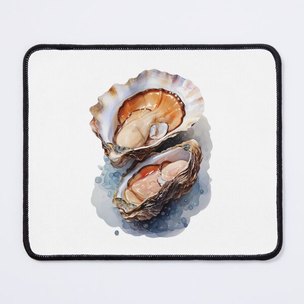 Item preview, two open oysters designed and sold by AlenikArt.