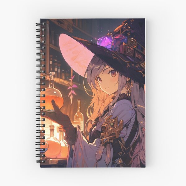 Item preview, Cute Anime Witch In Her Potion Lab designed and sold by AerinDigital.