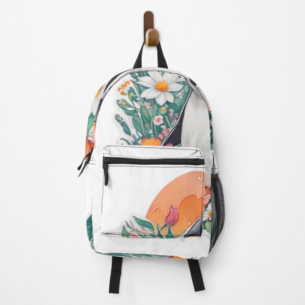 Item preview, Cute Penguin with Watercolor Flowers at a lake designed and sold by YourNameMatters.
