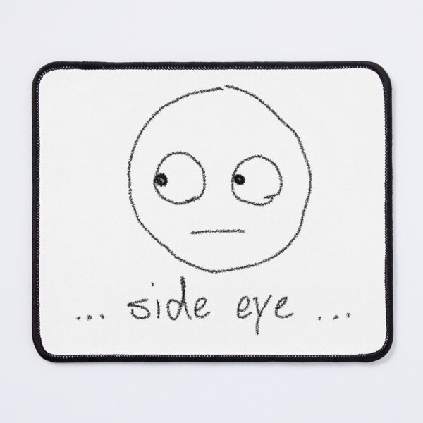 Item preview, Side eye pencil sketch for notes designed and sold by ghostflowerl.
