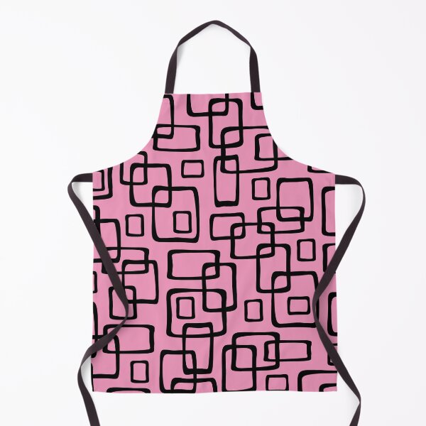 Item preview, Retro Mid Century Modern Geometric Abstract 638 Black and Pink designed and sold by tonymagnerart.