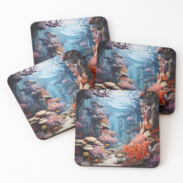 Item preview, Magical Coral Reef Art designed and sold by ConfettiSkyArt.